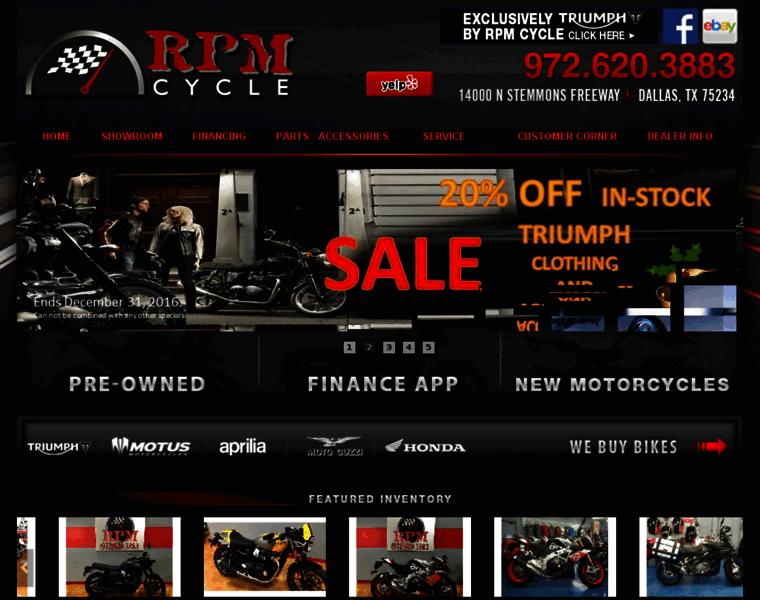 Rpmcycletx.com thumbnail