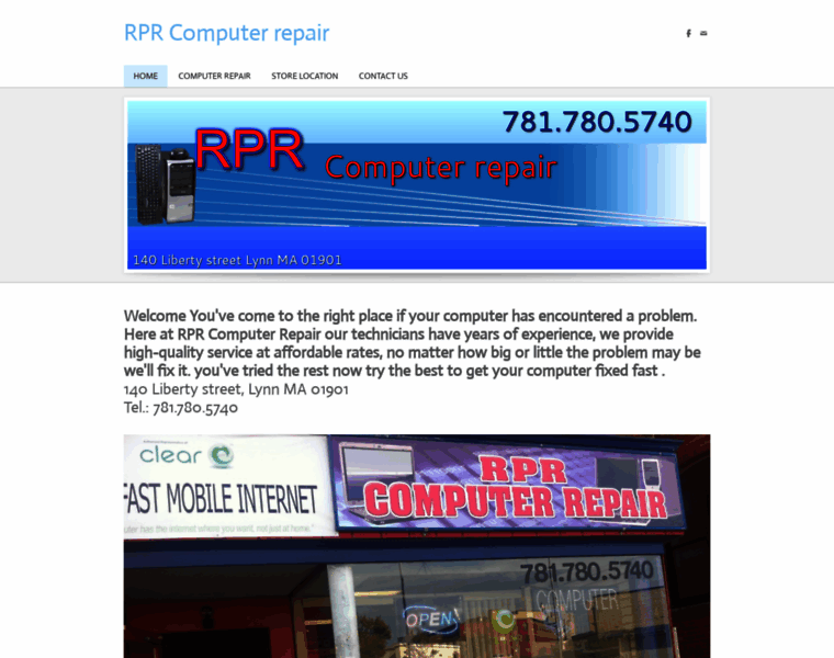 Rprcomputerrepair.com thumbnail