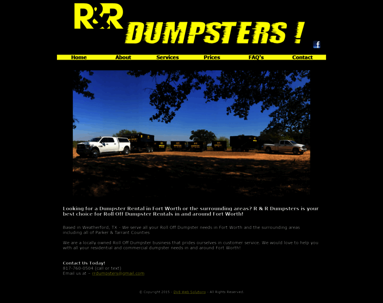 Rrdumpsters.com thumbnail