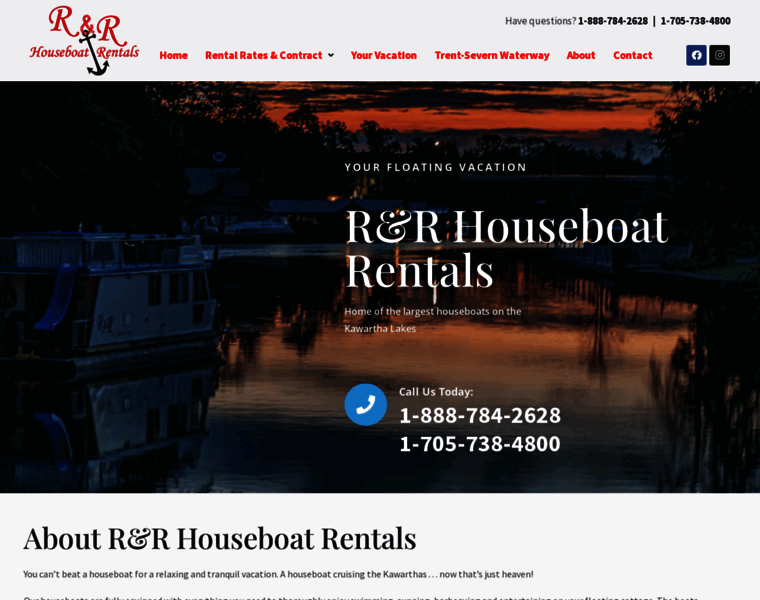 Rrhouseboats.com thumbnail