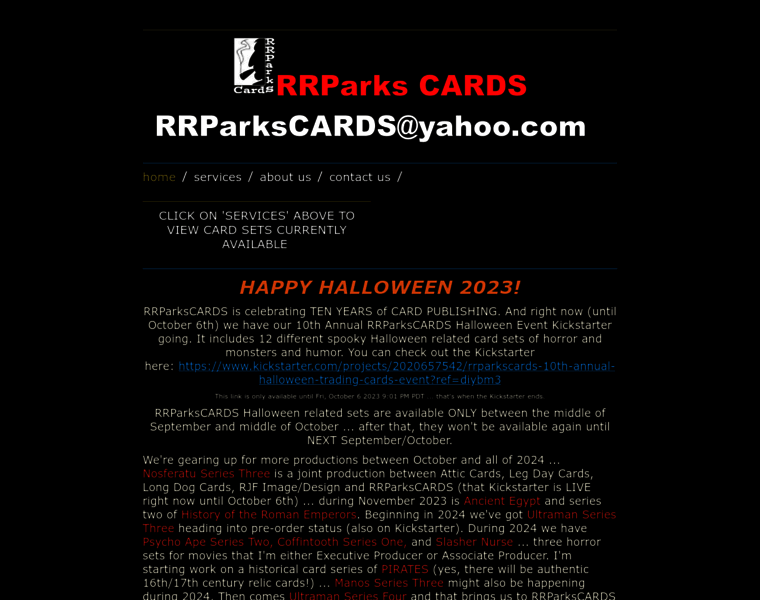 Rrparkscards.com thumbnail