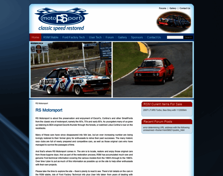 Rsmotorsport.com.au thumbnail