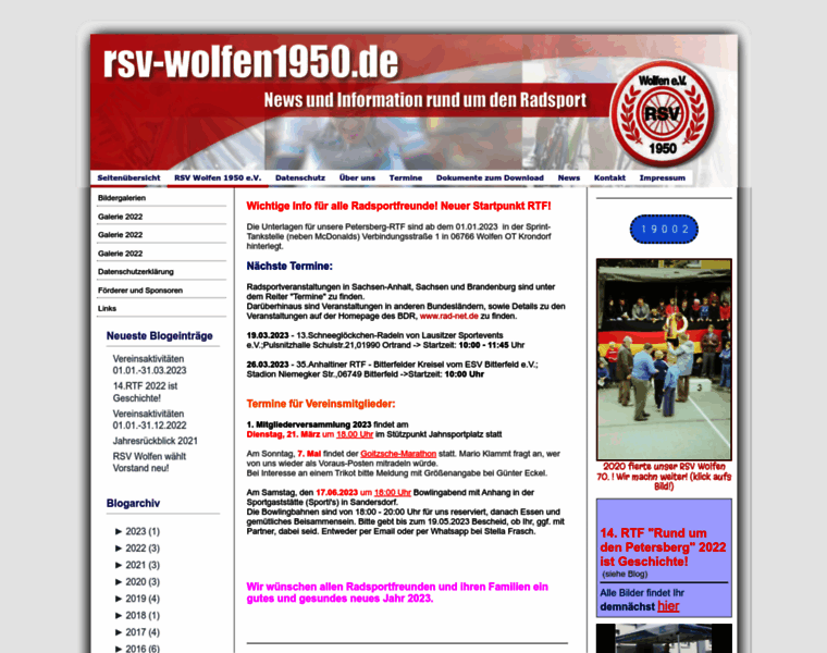 Rsv-wolfen1950.de thumbnail