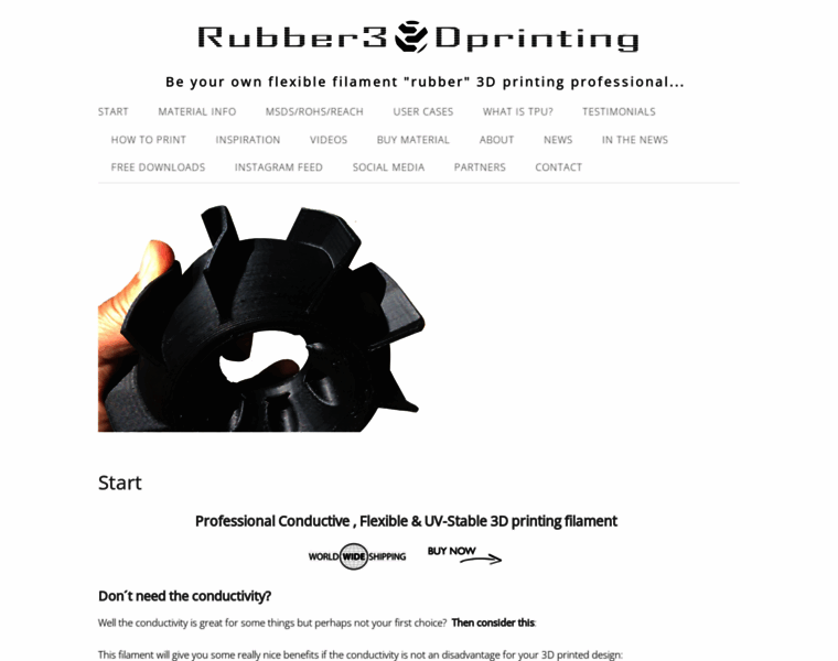 Rubber3dprinting.com thumbnail
