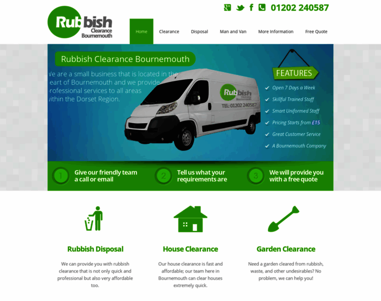 Rubbishclearancebournemouth.co.uk thumbnail