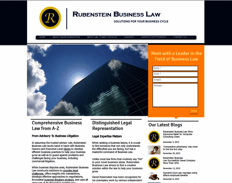 Rubensteinbusinesslaw.com thumbnail