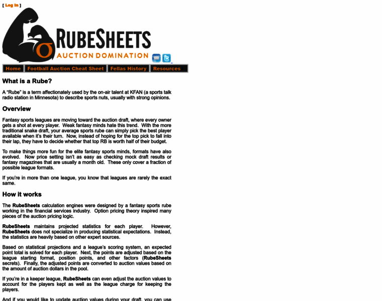 Rubesheets.com thumbnail
