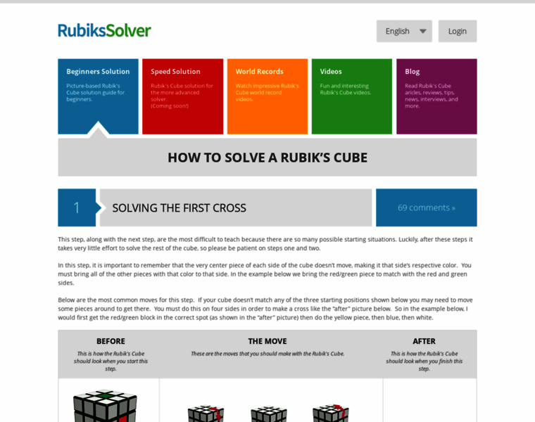 Rubikssolver.com thumbnail