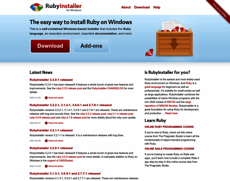 Rubyinstaller.org thumbnail