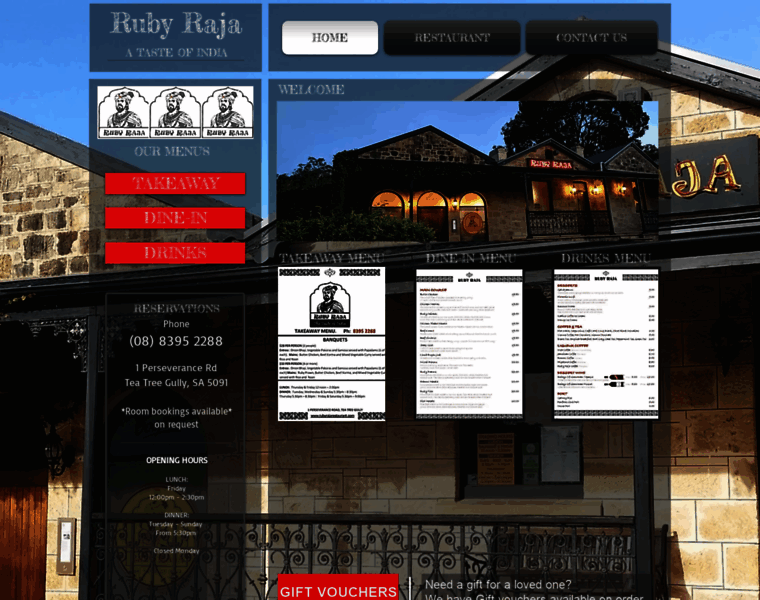 Rubyrajarestaurant.com thumbnail