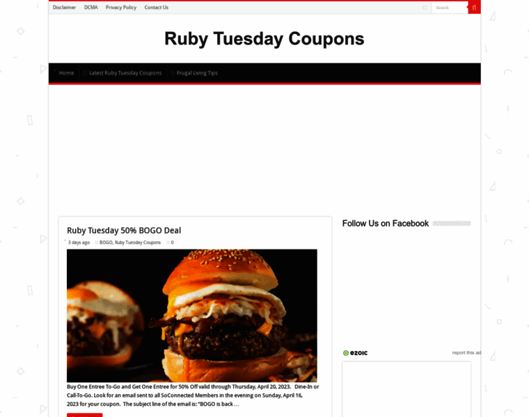 Rubytuesdayscoupons.org thumbnail