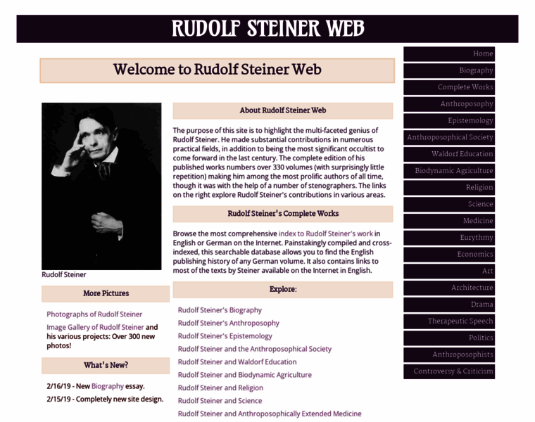 Rudolfsteinerweb.com thumbnail