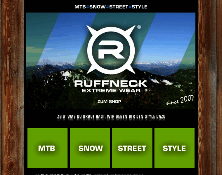 Ruffneck-extreme-wear.de thumbnail