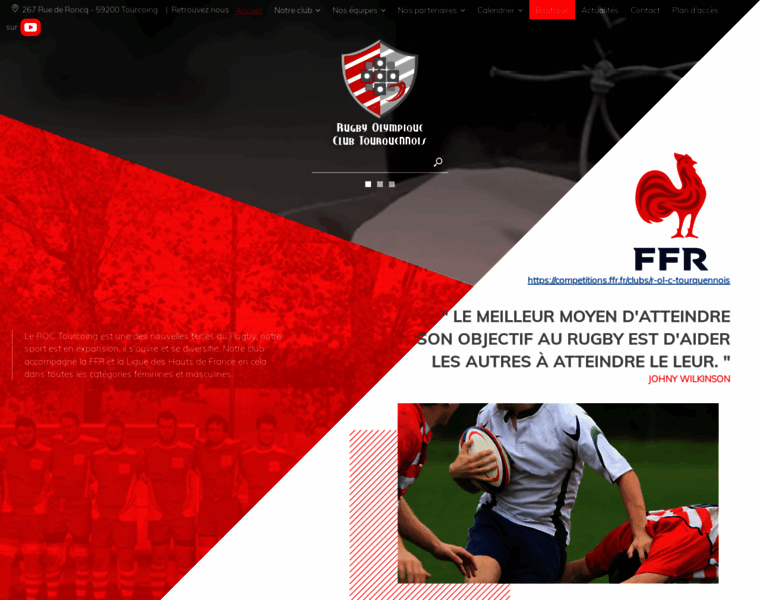 Rugby-tourcoing.com thumbnail