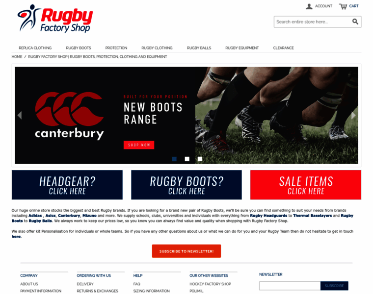 Rugbyfactoryshop.co.uk thumbnail