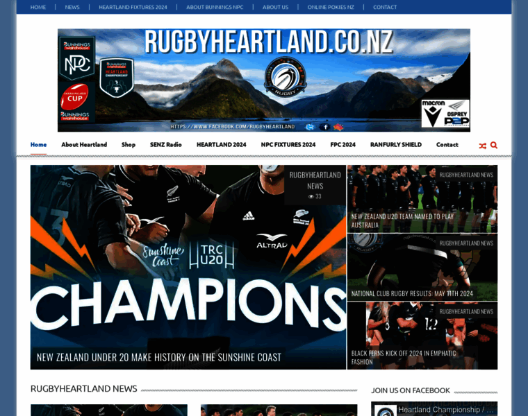 Rugbyheartland.co.nz thumbnail