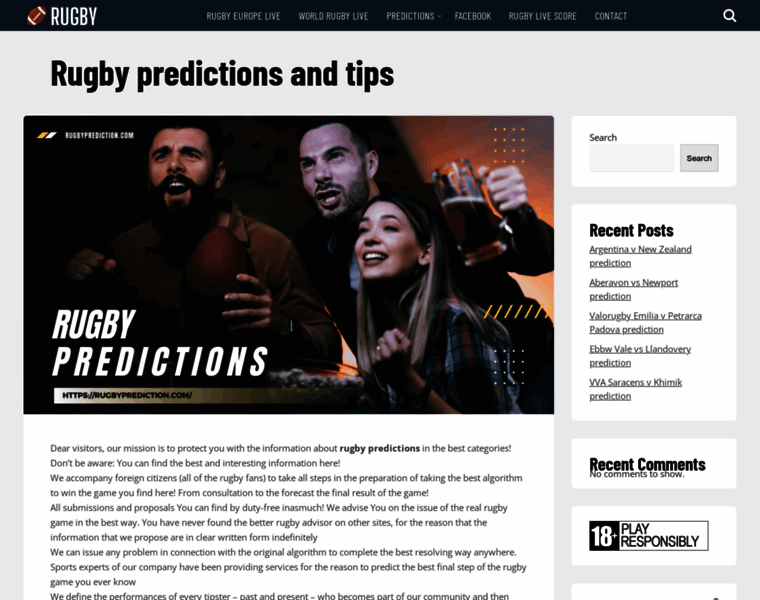 Rugbyprediction.com thumbnail