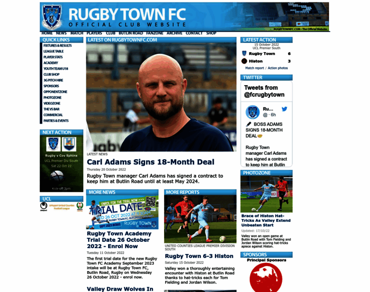 Rugbytownfc.com thumbnail