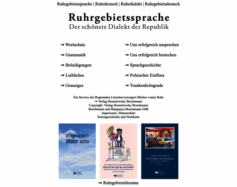 Ruhrgebietssprache.de thumbnail