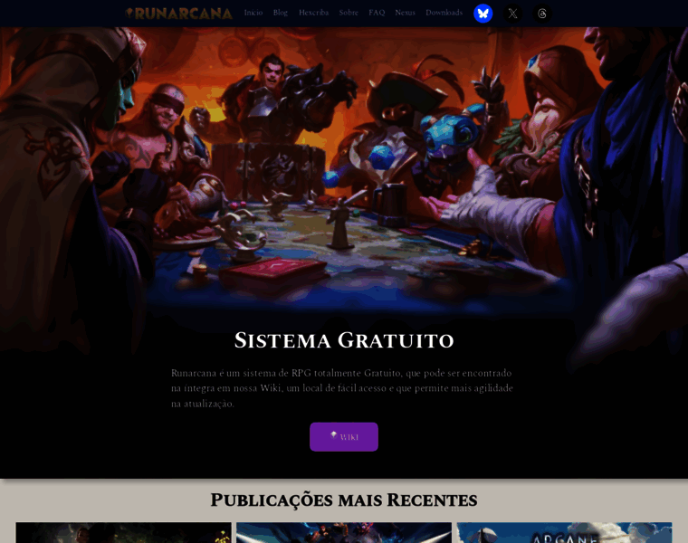 Runarcana.org thumbnail