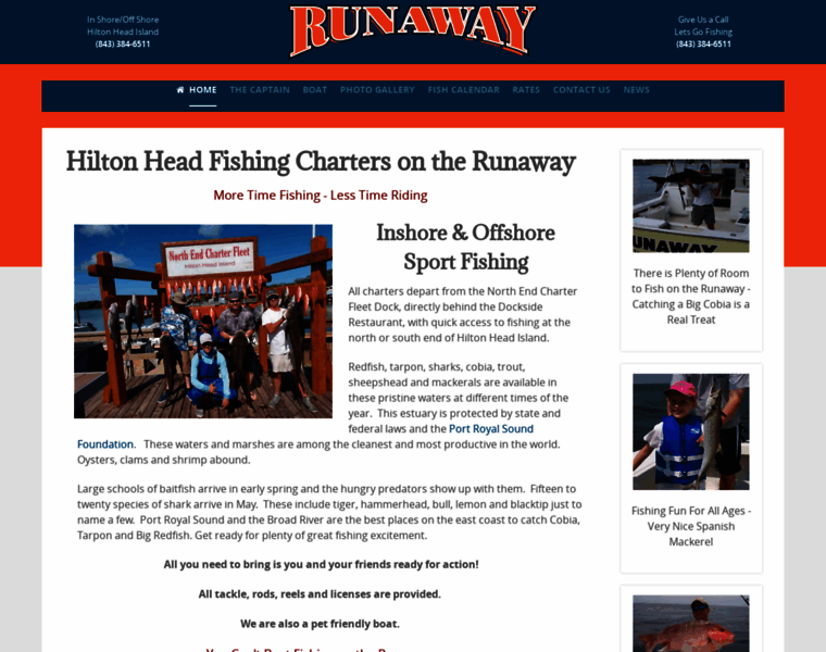 Runawayfishingcharter.com thumbnail