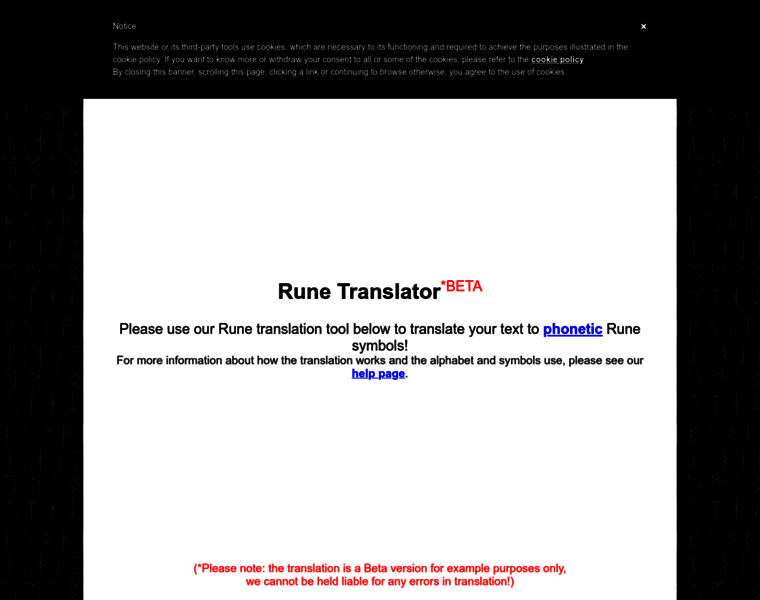 Runetranslation.com thumbnail