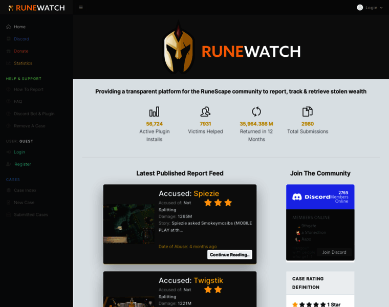 Runewatch.com thumbnail