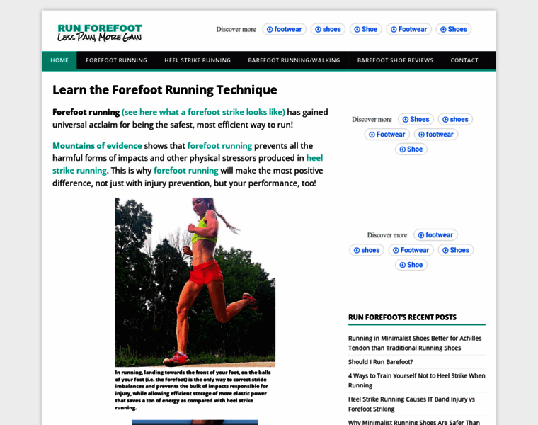 Runforefoot.com thumbnail Runforefoot.com thumbnail