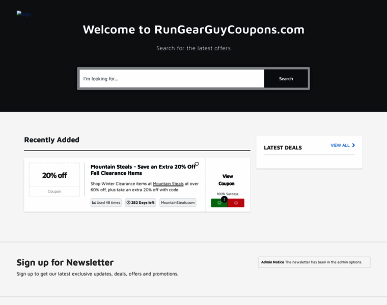 Rungearguycoupons.com thumbnail