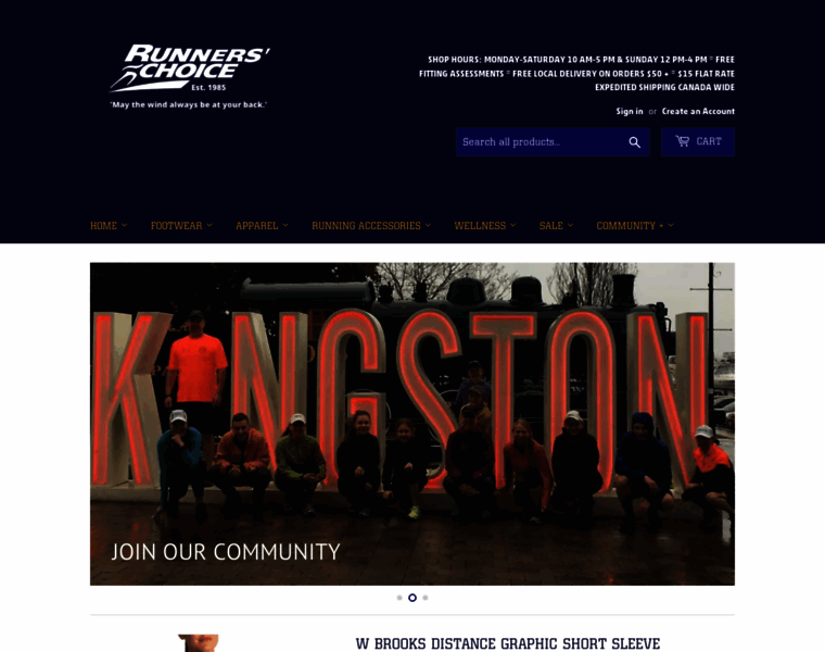 Runnerschoicekingston.com thumbnail