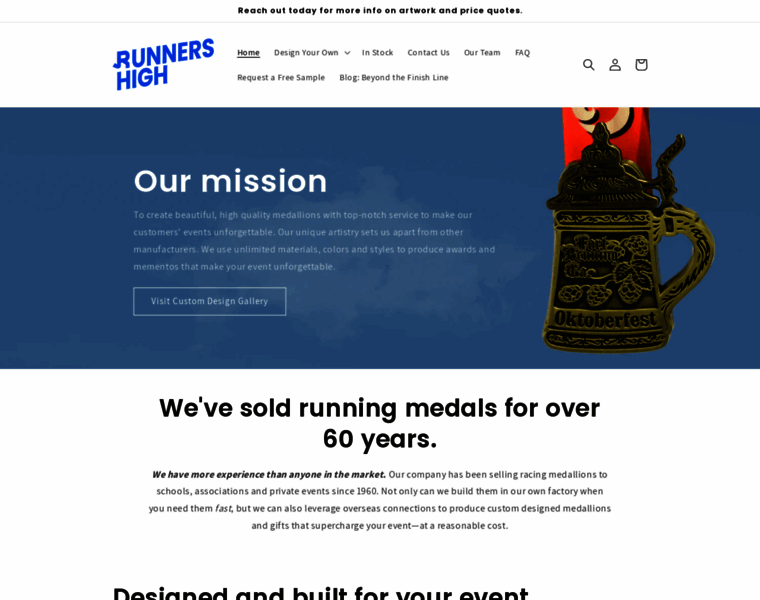 Runnershighmedallions.com thumbnail