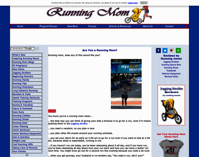 Running-mom.com thumbnail