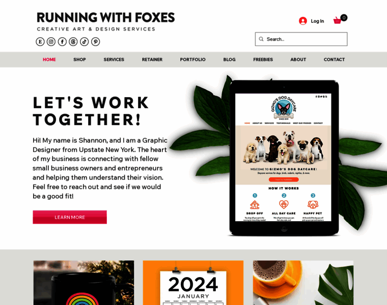 Running-with-foxes.com thumbnail