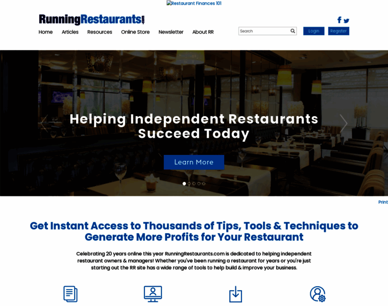 Runningrestaurants.com thumbnail