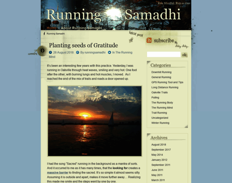 Runningsamadhi.com thumbnail