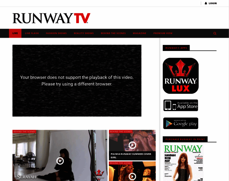 Runwaytv.com thumbnail