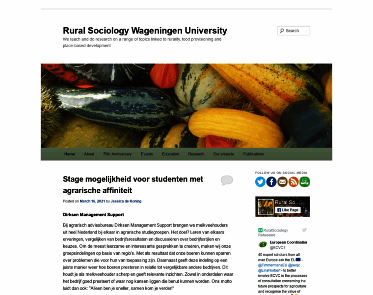 Ruralsociologywageningen.nl thumbnail