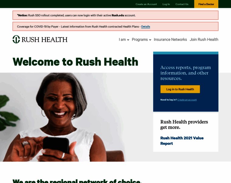 Rush-health.com thumbnail
