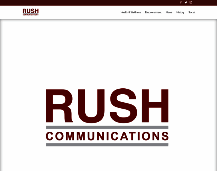 Rushcommunications.com thumbnail