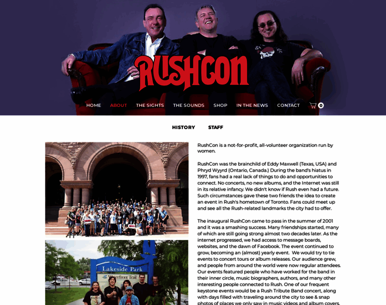 Rushcon.org thumbnail