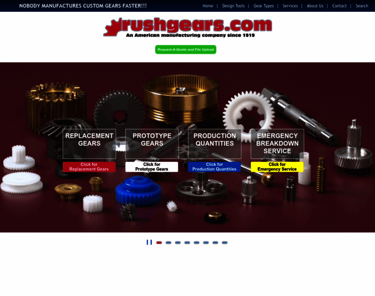 Rushgears.com thumbnail