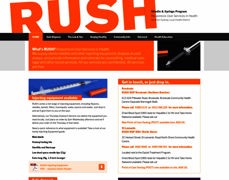 Rushnsp.org.au thumbnail