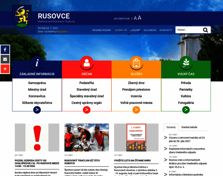 Rusovce.sk thumbnail