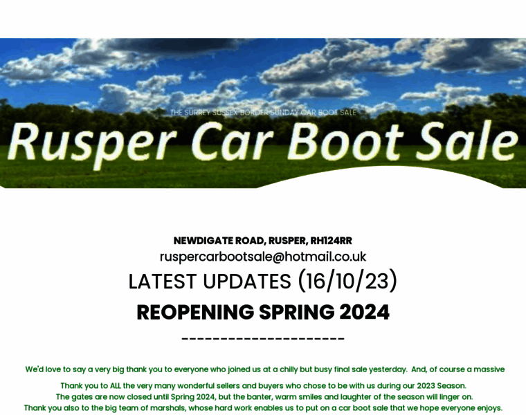 Ruspercarbootsale.co.uk thumbnail
