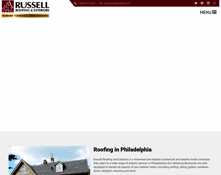 Russellroofing.com thumbnail