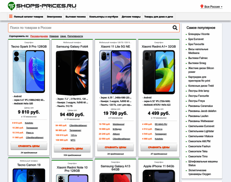 Russia.shops-prices.ru thumbnail