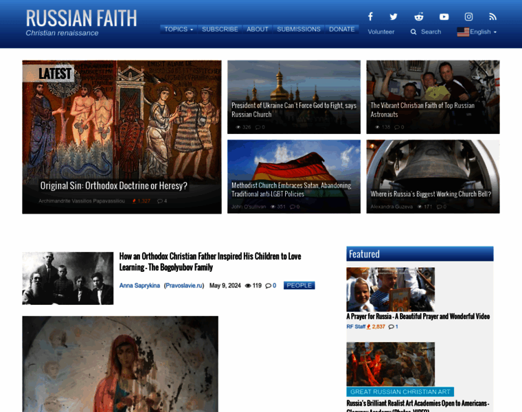 Russian-faith.com thumbnail