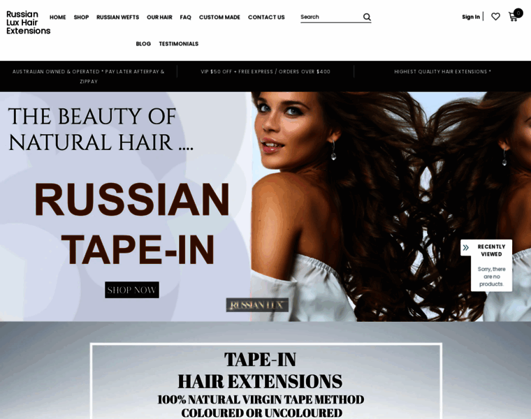 Russianhairextensions.com.au thumbnail