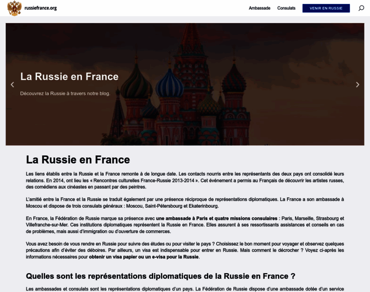 Russiefrance.org thumbnail