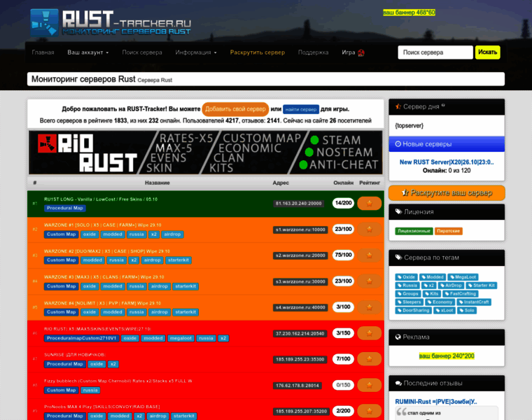 Rust-tracker.ru thumbnail